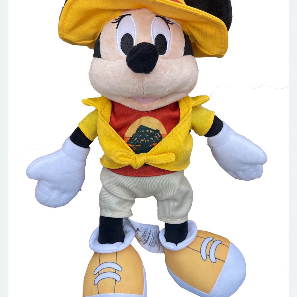 Minnie Mouse Safari Plush Toy Animal Kingdom 👑 🦁 🐘 Disney Parks World 🌍 stuffed